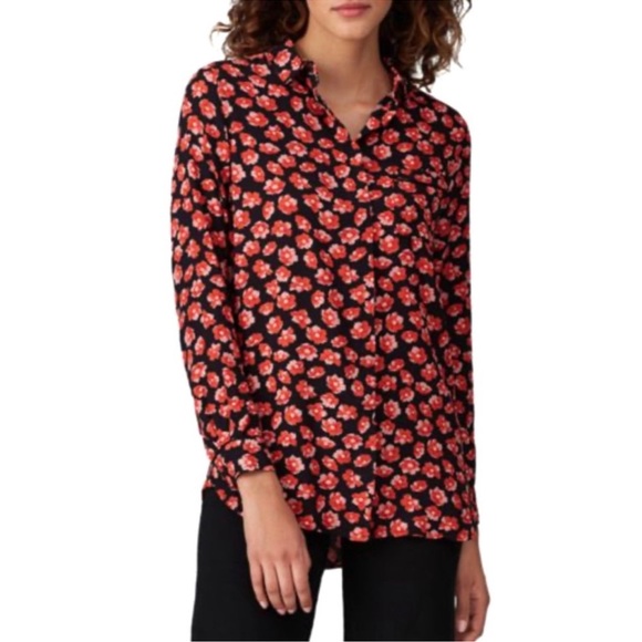 GANNI Lindale Button Down Floral Top - Picture 2 of 14